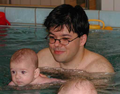 wie ein Fisch im Wasser